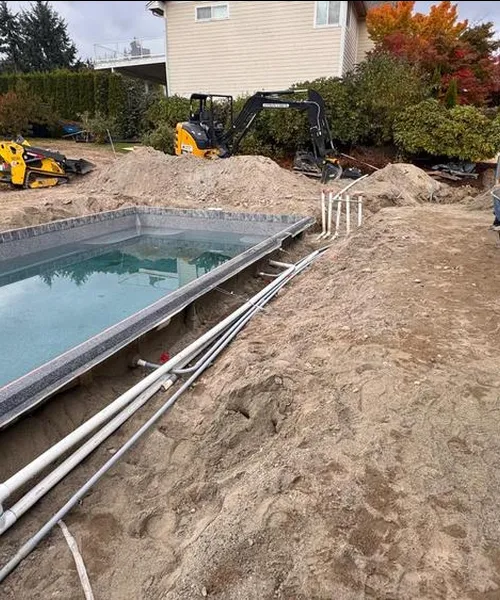 Outdoors Landscape Project in Gig Harbor 